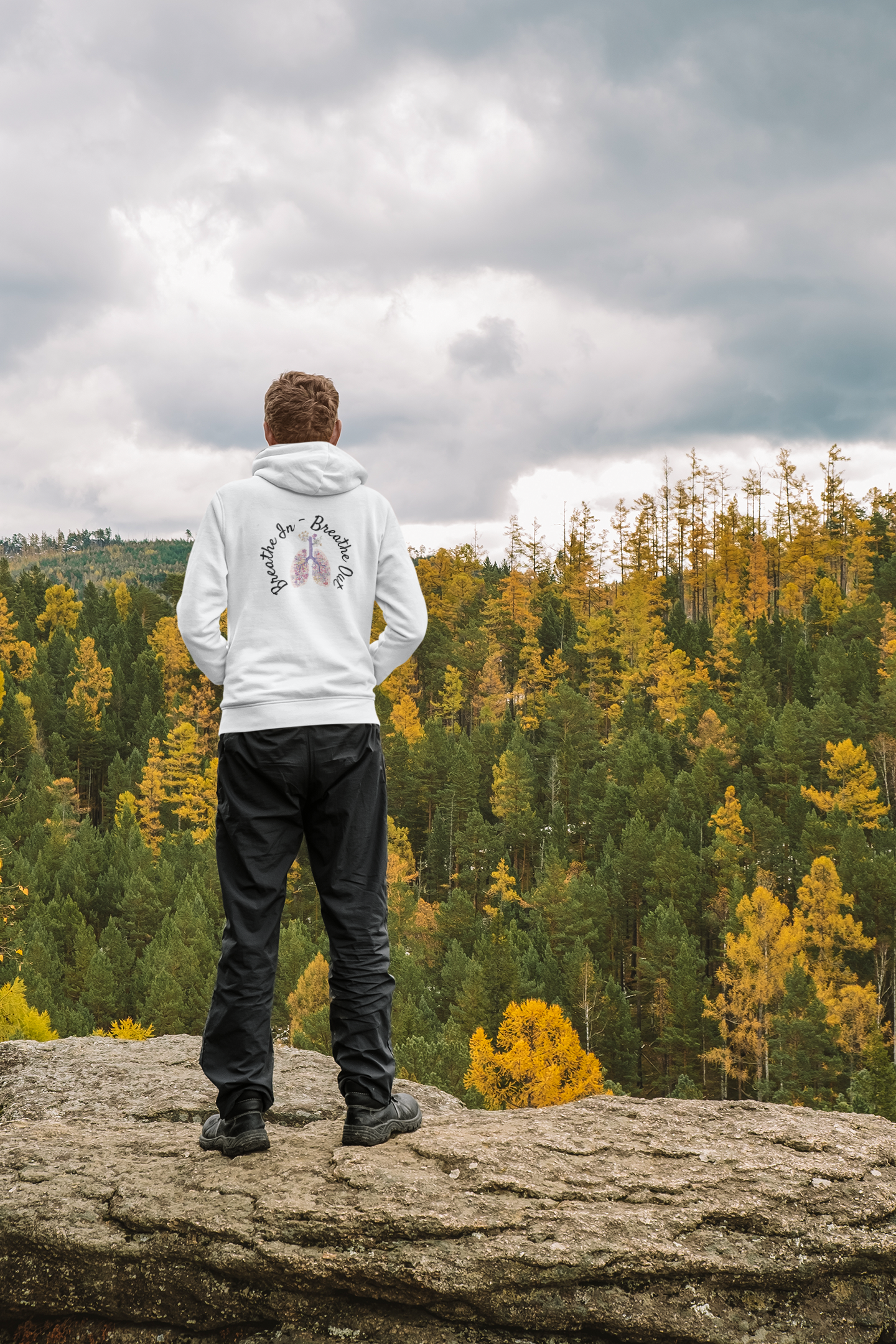Breath in - Breath out Hoodie