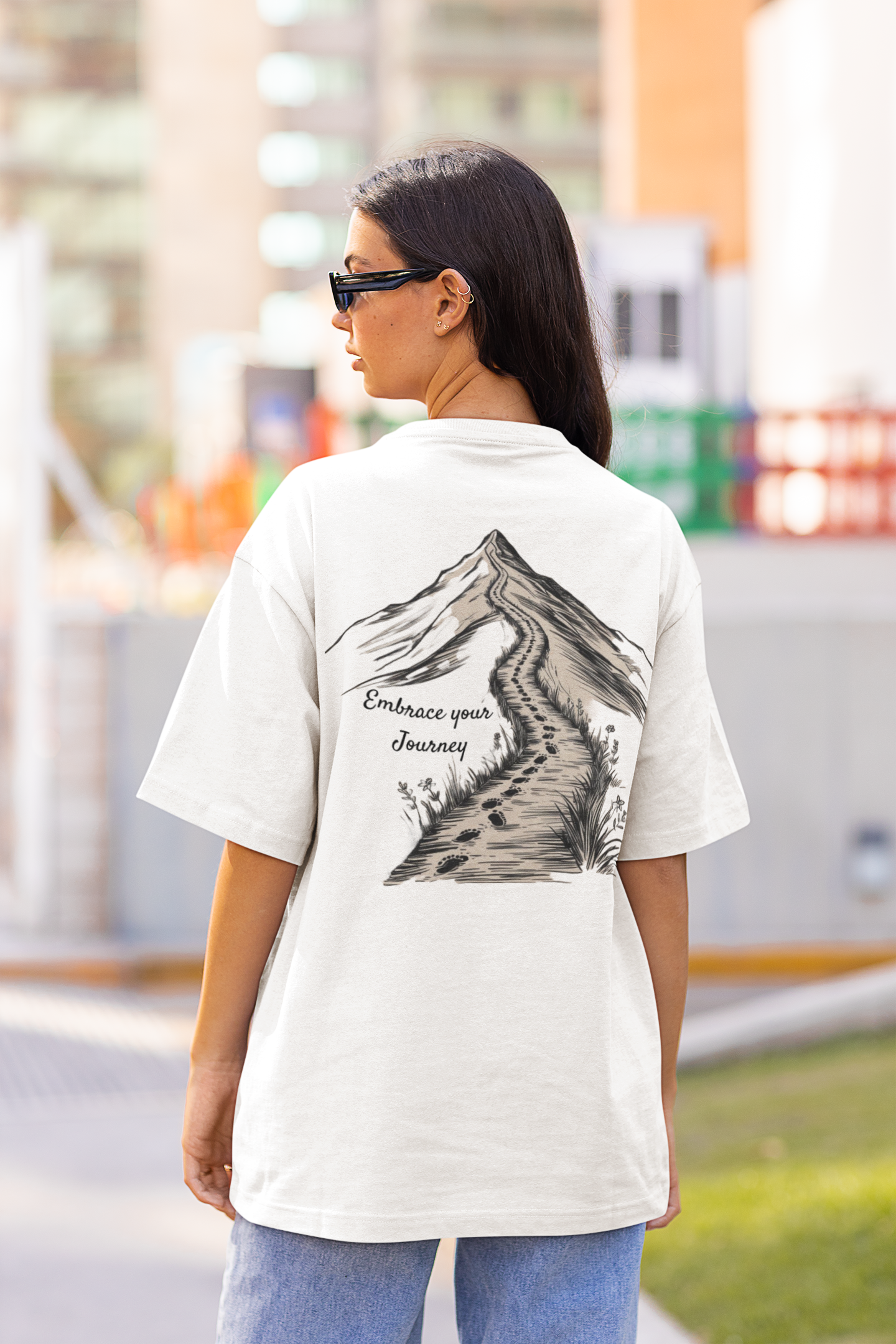 Embrace your Journey Oversized Shirt