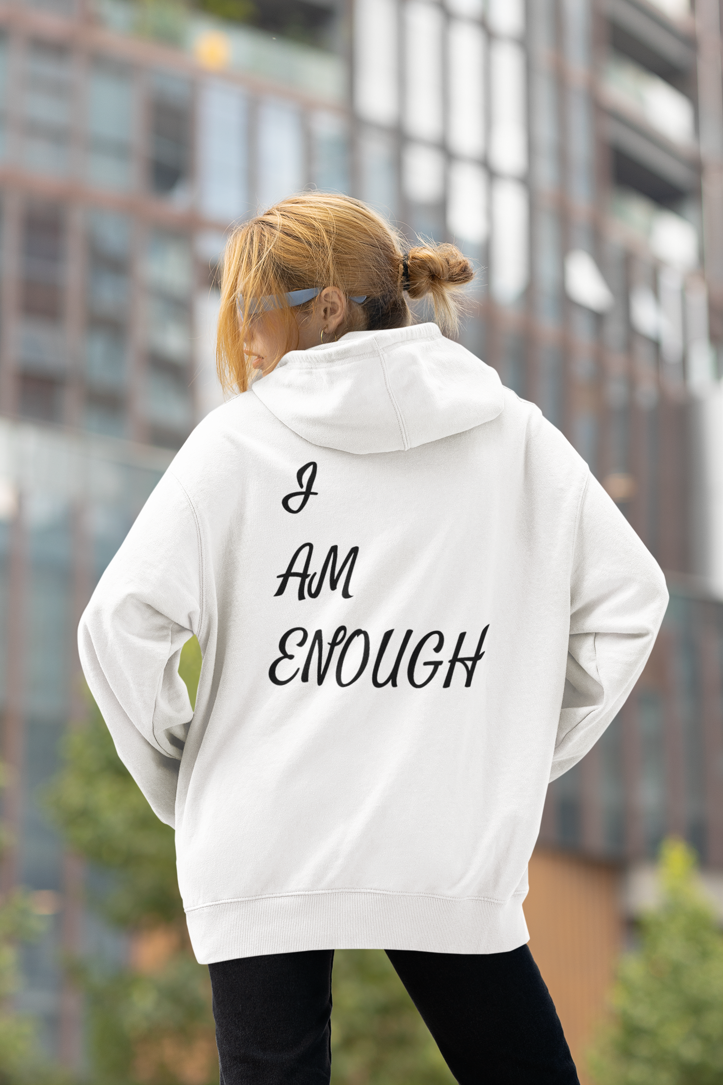 I am enough Oversized Hoodie